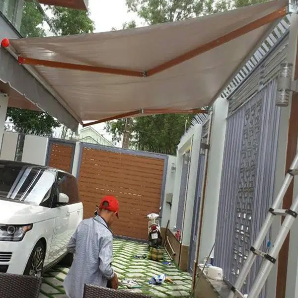 Lắp mái hiên di động giá rẻ tại Hà Nội