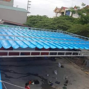 Mái xếp lượn sóng di động